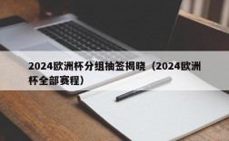 2024欧洲杯分组抽签揭晓（2024欧洲杯全部赛程）