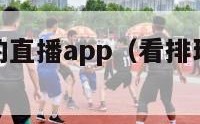 看排球比赛的直播app（看排球直播下什么软件）